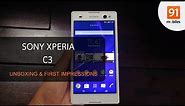 Sony Xperia C3: First Look | Hands on | Price