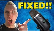 Blue Yeti X Muted, Not Working, Not Recognized EASY FIX Solution!