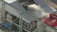 Tesla's Fremont facility spared from fire, aerial video shows