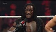 R-truth being a national treasure for 8 minutes and 43 seconds straight