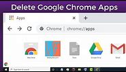 How to Delete Google Chrome Apps