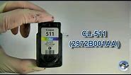 How to Refill Canon CL-511 Colour Ink Cartridge