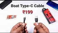 boAt A325 Type-C Fast Charging Cable Unboxing and Review | Boat cable|