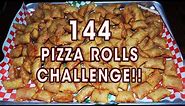 144 TOTINO'S PIZZA ROLLS CHALLENGE!!