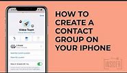 How to Create A Contact Group on iPhone (iOS 16)