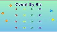 Count By 6's | Skip Counting by 6 YouTube Video | Golden Kids Learning