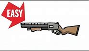 How to draw Fortnite gun【Pump Shotgun】Easy & Cute drawing｜Jolly Art NEGI