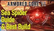 Armored Core 6 Sea Spider boss guide, best build, how to dodge all attacks (1A-13 Sea Spider tips)