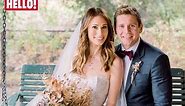 Downton Abbey's Allen Leech marries American actress Jessica Blair Herman in front of former co-stars in Californian ceremony