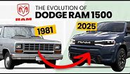 DODGE RAM Evolution | All 1500 models TIMELINE | 1981-2025