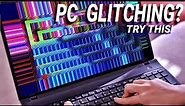 Flickering lines on your PC screen? Try this easy fix!