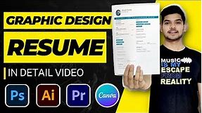 How to Create a Graphic Designer Resume from Scratch | Step-by-Step Guide | #resume