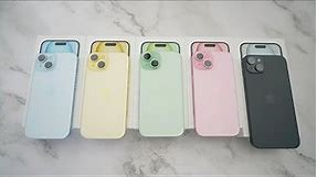 iPhone 15 & 15 Plus: All Colors Compared! Which one is your favorite?