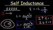 Self Inductance of Inductors & Coils - Solenoids & Toroids - Physics