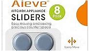 Aieve Appliance Slider, 8Pcs Appliance Sliders for Kitchen Appliances, Small Appliance Slider for Most Countertop