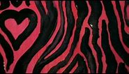 How To Zebra Print Pattern Black And Pink Paint Make-up Cake