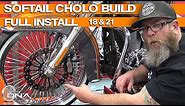 Install DNA FAT SPOKE WHEELS on your @harleydavidson Softail / How To