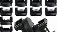 15 Pieces Magnetic Cable Zip Tie Base Black Wire Cable Holder Multipurpose Cable Ties Mount Wire Clips Management Base Electrical Cable Ties Supplies for Cable Wire Organization