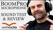 V-moda BoomPro Microphone (Sound Test & Review)
