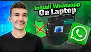 How to install Whatsapp on PC Laptop Without Smartphone