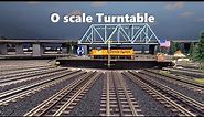 O Scale Model Railroad Turntable in action on awesome layout - Lionel trains