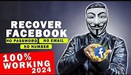 Recover HACKED Facebook Account Without Email Password And Number | Facebook Hacked ID Recovery 2024