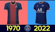 The Evolution of Paris Saint-Germain Football Kit 2021-22 | All PSG Football Jerseys in History 2022