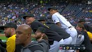 Squirrel runs amok in PNC Park