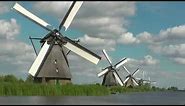 NETHERLANDS windmills of Kinderdijk (hd-video)