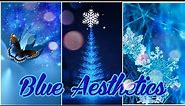 Blue Aesthetics / Dpz in Blue Color / Wallpaper in Blue Color / Aesthetic Art