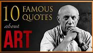 Best QUOTES about ART - Top 10