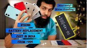 iPhone Battery Replacement Cost in India