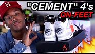 "Cement" 4 Air Jordan W/ On-Feet Review