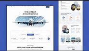 Create Stunning Flight Booking Landing Page with HTML and CSS | Complete Tutorial