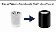 Changing Mac os Yosemite Trash Icon Tutorial