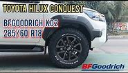 BFGoodrich KO2 Tires 285/60 R18 on Toyota Hilux Conquest @ RNH Tire Supply