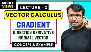 Gradient of a Scalar Field & Directional Derivative | Normal Vector