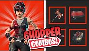 CHOPPER COMBOS 2021 | FORTNITE SKIN REVIEW