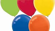 American Greetings Assorted Solid Color Latex Balloons - 12" (Pack of 15) - Perfect for Parties, Celebrations & Holiday Decorations