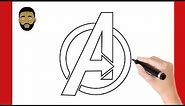 How To Draw Avengers logo #avengers