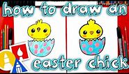 How To Draw An Easter Chick 🐣