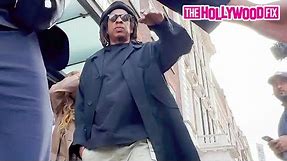 Jay-Z & Beyonce's Bodyguard Gets Tough With Paparazzi While Leaving C London Restaurant In The U.K.