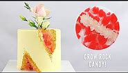 HOW TO MAKE ROCK CANDY FOR A GEODE CAKE │ NO BAKE ROCK CANDY / SUGAR CRYSTAL TUTORIAL │ CAKES BY MK