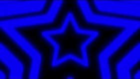 Black and Blue Y2k Neon LED Lights Star Background || 1 Hour Looped HD