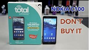 Nokia C100 Unboxing and Review for Total wireless/Straight talk/Tracfone