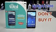 Nokia C100 Unboxing and Review for Total wireless/Straight talk/Tracfone