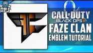 "CUSTOM FAZE EMBLEM" - Black Ops 3 & Advanced Warfare - Customizable Faze Clan Logo Emblem Tutorial