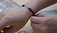 GHOJET Couple Bracelets for 2 Matching Yin Yang Adjustable Cord Bracelet for Bff Friendship Relationship Boyfriend Girlfriend Valentines Gift (Gold)