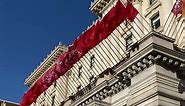 49ers Flags @ Fairmont Hotel Nob Hill San Francisco California