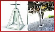 Camco Olympian Aluminum Jack Stands, Support up to 6,000 lbs, Pack of 4 ( 44560)